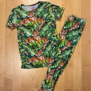 Posh Peanut Boys Size 5 Jungle Tiger Kids Pajamas